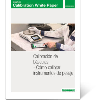 Calibración de básculas - Cómo calibrar instruments de pesaje